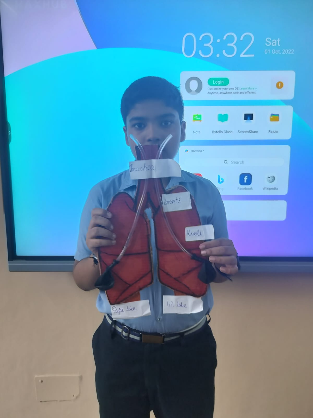 Class 7 students demonstrated creativity and scientific