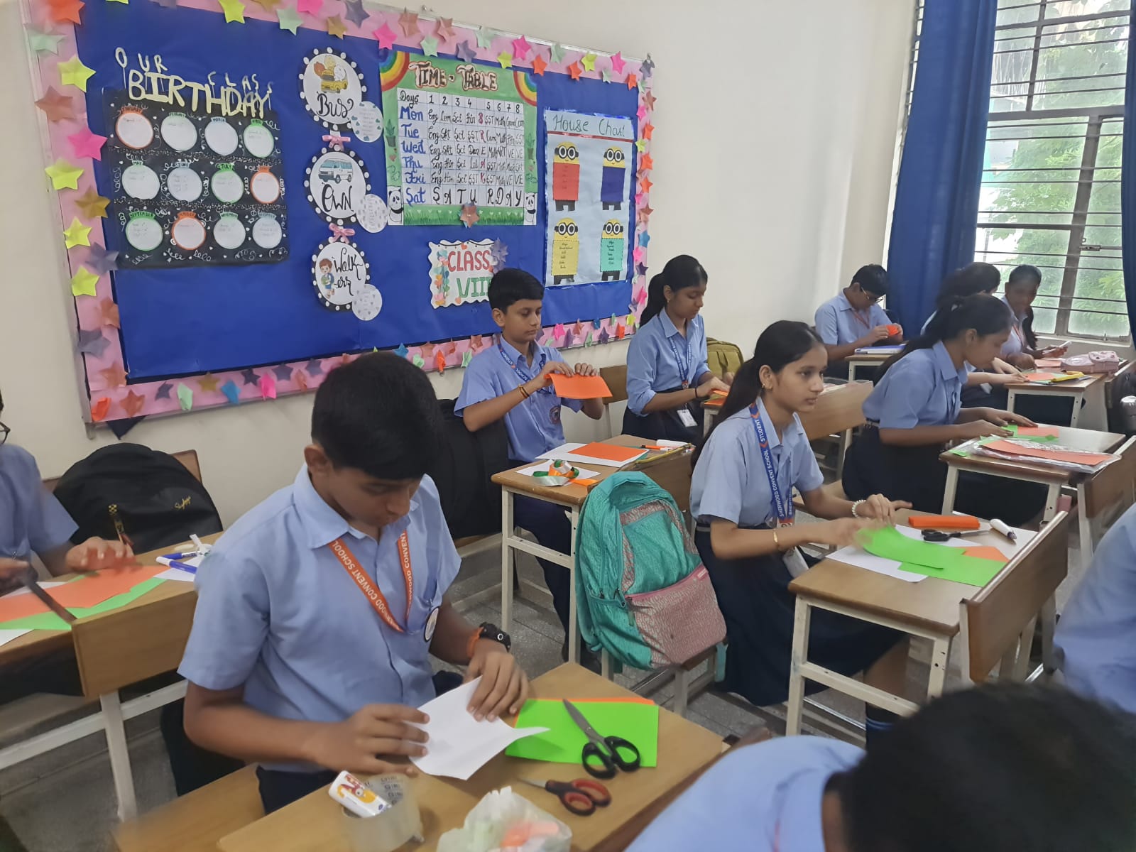 Independence Day Badge Making Activity - Class 8 photo 4